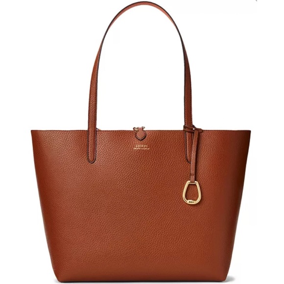 Lauren Ralph Lauren Handbags - Sold!❣️ Lauren Ralph Lauren Large Reversible Pebbled-Faux Leather Tote Bag NWT
